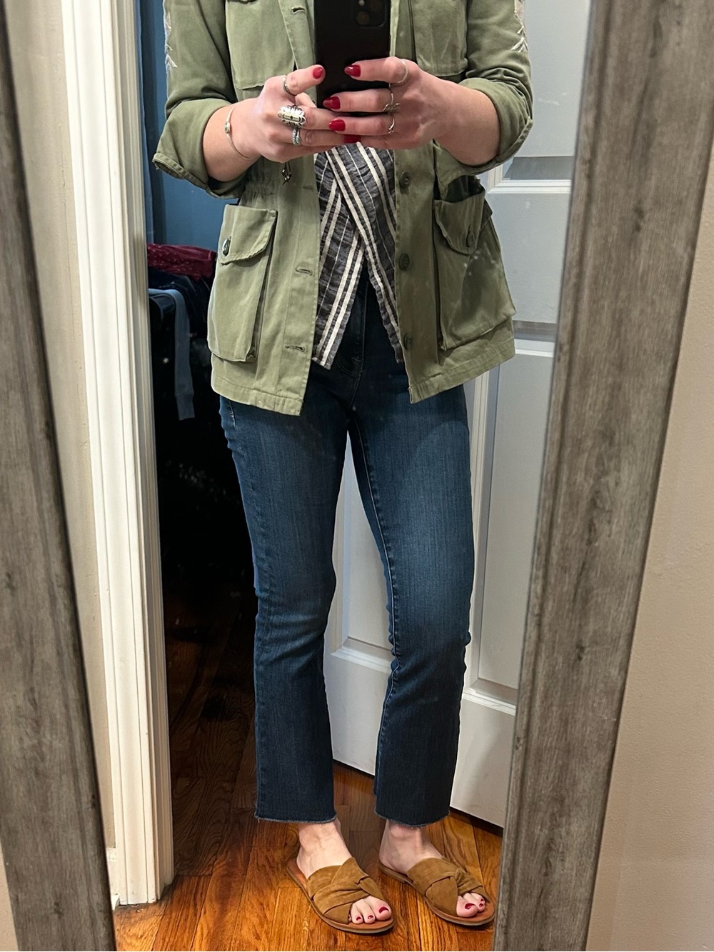 Frame Le Crop Mini Boot Stretch Jeans - Picture 4 of 16